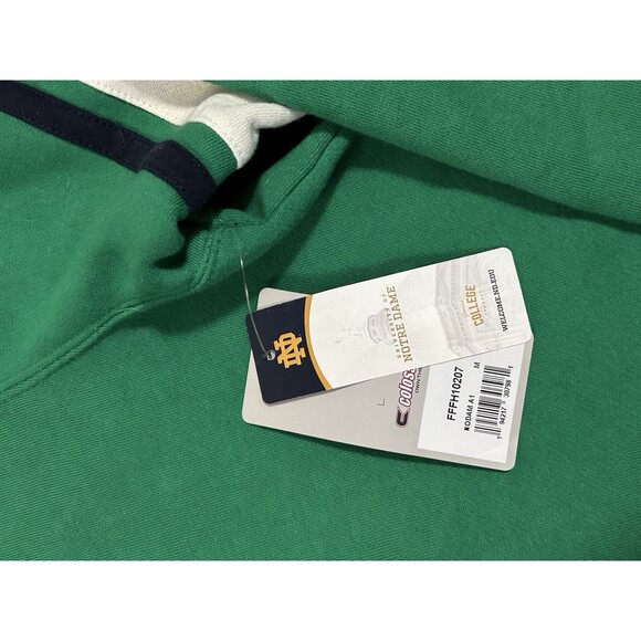 Notre Dame Lace‎ Up Hoodie Sz M NWT - Picture 3 of 5